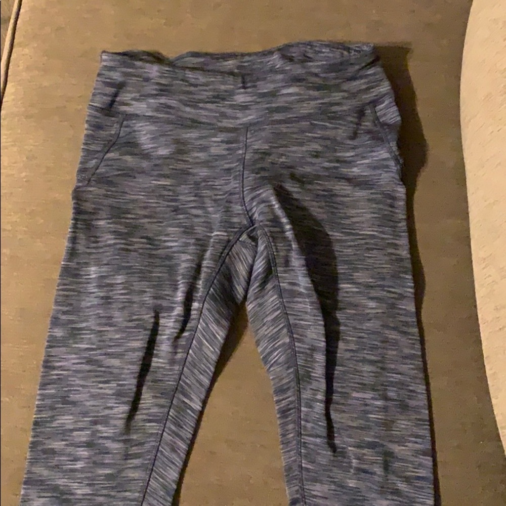 Stretch fleece lining workout leggings